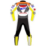 Rossi Honda Repsol GAS Leather Motorbike Racing Suit MotoGP 2003 - Image 2