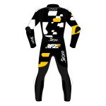 Raul Fernandez Black Aprilia Motorcycle Suit Winter Test 2022 - Image 2