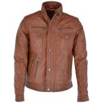 Biker Real Leather Seven Pocket Jacket