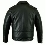 Brando Biker Jacket Black - Image 2