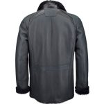 Men's Leather Coat Single Breasted - Image 2