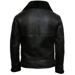 Black Fur Collar B3 Bomber RAF Avaitor Jacket - Image 2